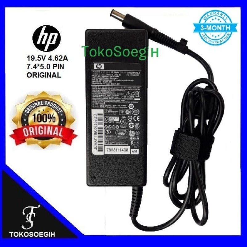 Notebook Charger AC/DC Power Supply HP ADB019-020G2 19.5V 4.62A 90W Τροφοδοτικό Φορητού Refurbished Notebook Charger AC/DC Power Supply HP ADB019-020G2 19.5V 4.62A 90W Τροφοδοτικό Φορητού Refurbished