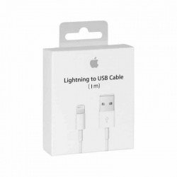 Apple Γνήσιο Καλώδιο Φόρτισης Λευκό USB A To Lightning 1m Charge Cable MXLY2ZM/A