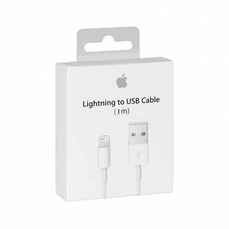 Apple Γνήσιο Καλώδιο Φόρτισης Λευκό USB A To Lightning 1m Charge Cable MXLY2ZM/A