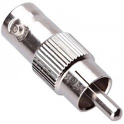 BNC Female To RCA Μale Coaxial Connector Adapter For CCTV Σύνδεσμος Καλωδίου BNC Female To RCA Μale Coaxial Connector Adapter For CCTV Σύνδεσμος Καλωδίου
