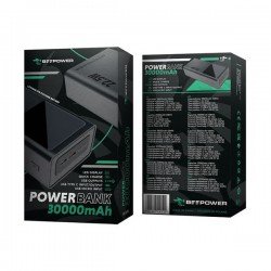 Power Bank Black Beepower BP-30PD 30000mAh 22.5W QC 3.0 Μαύρο Power Bank Black Beepower BP-30PD 30000mAh 22.5W QC 3.0 Μαύρο