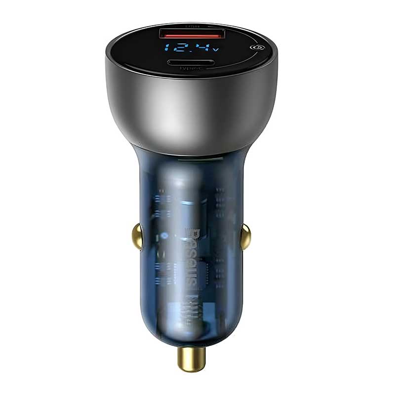 Car Charger Double Port Type-C & USB 65W PD 2.0+QC 3.0 Φορτιστής Αυτοκινήτου Baseus CCKX-C0A Car Charger Double Port Type-C & USB 65W PD 2.0+QC 3.0 Φορτιστής Αυτοκινήτου Baseus CCKX-C0A