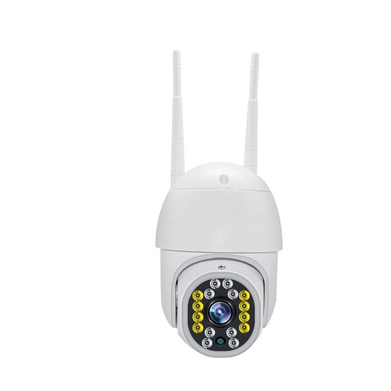 IP Camera Dome IP65 IR 10m External 2Mpx 1080p WiFi White Κάμερα Εξωτερικού Χώρου Λευκή PT-1144