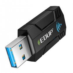 WiFi USB A 3.0 Dual Band 1300Mbps Wlan 802.11AC 2.4/5Ghz RTL8821BU Linux EDUP EP-AC1689GS WiFi USB A 3.0 Dual Band 1300Mbps Wlan 802.11AC 2.4/5Ghz RTL8821BU Linux EDUP EP-AC1689GS