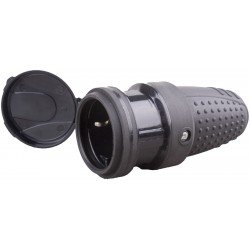 Power Plug Suko Adaptor Female Black 220-250V 16Am Entac ERWS44G Τελικό Βύσμα Τροφοδοσίας Θυληκό Σούκο Μαύρο Φις Power Plug Suko Adaptor Female Black 220-250V 16Am Entac ERWS44G Τελικό Βύσμα Τροφοδοσίας Θυληκό Σούκο Μαύρο Φις