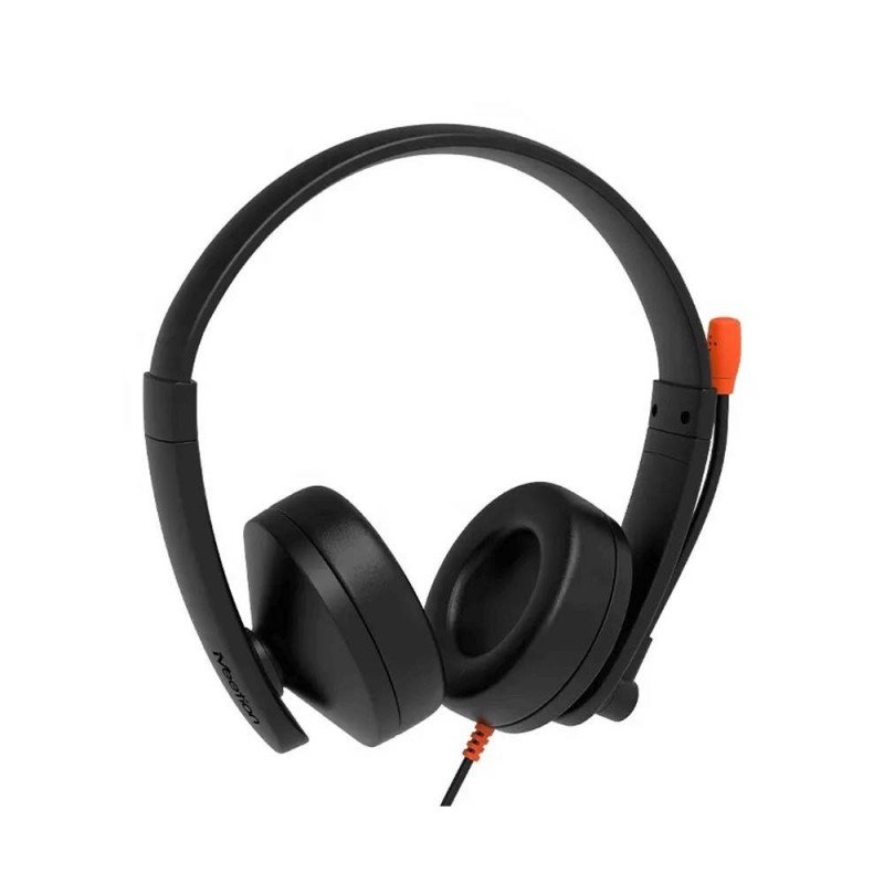 Headphones Stereo Jack 3.5 & Microphone Black Meetion HP003 Ακουστικά Στέρεο & Μικρόφωνο Μαύρα