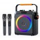 Karaoke Speaker & 2 X Mic Bluetooth 5.0 USB/MICRO SD/AUX 15W JYX T17-T Ηχείο & 2 X Μικρόφωνα