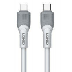 Καλώδιο Φόρτισης USB Type-C Σε Type-C 2m 100W Fast Charging Γκρι LDNIO LC602C Καλώδιο Φόρτισης USB Type-C Σε Type-C 2m 100W Fast Charging Γκρι LDNIO LC602C
