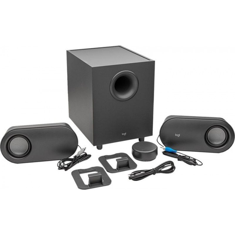 Ηχεία 2.1 40Watt Μαύρα Logitech Z407 Multimedia USB Bluetooth 4.2 Speaker Set & Remote Black Ηχεία 2.1 40Watt Μαύρα Logitech Z407 Multimedia USB Bluetooth 4.2 Speaker Set & Remote Black