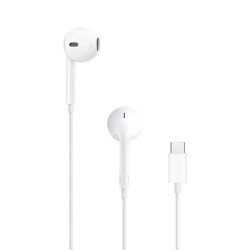 Apple Earpods Type C MTJY3ZM/A Original Handsfree White iPhone Ακουστικά & Μικρόφωνο Λευκά A3046