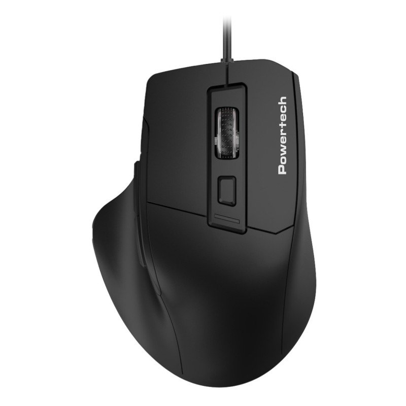 Ποντίκι Οπτικό Ενσύρματο Mouse Optical Wired Gaming 6 Buttons 3600Dpi Usb Black Powertech PT-1273 Ποντίκι Οπτικό Ενσύρματο Mouse Optical Wired Gaming 6 Buttons 3600Dpi Usb Black Powertech PT-1273