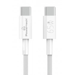 Καλώδιο USB Type-C Σε Type-C 1m Charging Cable 65W Powertech PTR-0181 Καλώδιο USB Type-C Σε Type-C 1m Charging Cable 65W Powertech PTR-0181
