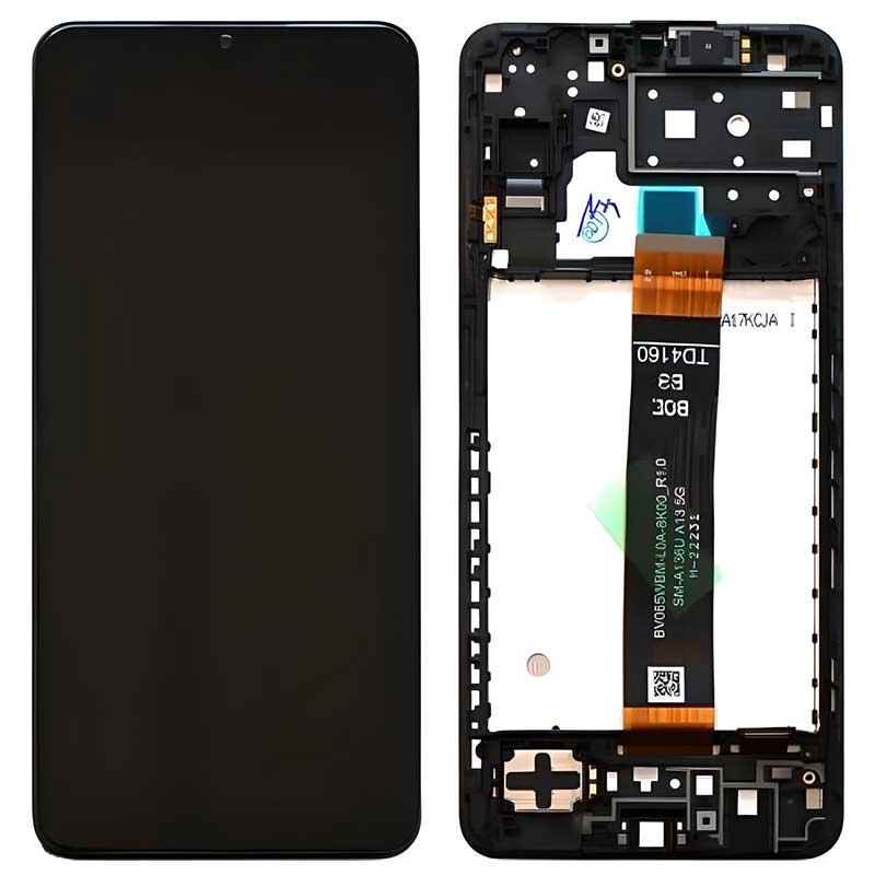 Αυθεντική Οθόνη Samsung Galaxy A13 5G SM-A136 Original LCD & Touch & Frame Black GH82-29077A Service Pack