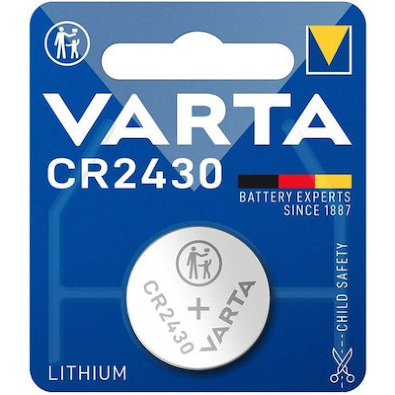 Μπαταρία Λιθίου Varta CR2430 Lithium Battery CR 2430 Premium Quality 3V