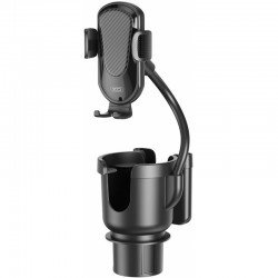 Βάση Στήριξης Κινητών Μαύρη Car Holder & Water Cup Holder Black Universal XO-C140