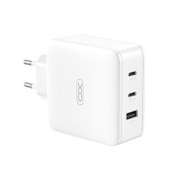 Φορτιστής Πρίζας Quick Power Charger GaN PD+QC 2 x USB Type C 5V-20V 100W White XO-CE14 Φορτιστής Πρίζας Quick Power Charger GaN PD+QC 2 x USB Type C 5V-20V 100W White XO-CE14