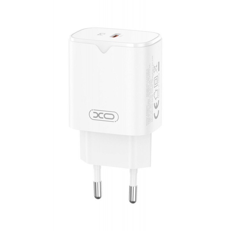 Φορτιστής Πρίζας Quick Power Charger Qualcomm GaN PD+QC 1 x Type C 5V-20V 30W White XO-L131 Φορτιστής Πρίζας Quick Power Charger Qualcomm GaN PD+QC 1 x Type C 5V-20V 30W White XO-L131