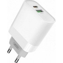 Τροφοδοτικό Κινητών Quick Charger Power Adaptor USB A & Type C QC 3.0 & PD 3.0 Qualcomm XO-L64 Τροφοδοτικό Κινητών Quick Charger Power Adaptor USB A & Type C QC 3.0 & PD 3.0 Qualcomm XO-L64