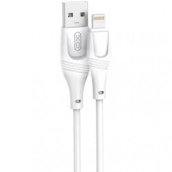 USB A 2.0 Cable Male To Lightning Male White 3m Quick Charging ios Silicone Elastic Καλώδιο Φόρτισης Λευκό XO-NB238 USB A 2.0 Cable Male To Lightning Male White 3m Quick Charging ios Silicone Elastic Καλώδιο Φόρτισης Λευκό XO-NB238