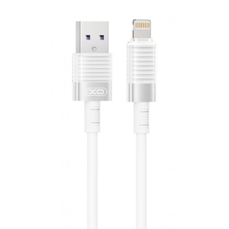 USB 2.0 Cable To Lightning 6A Super Fast Charge Brushed Silicone White 1m Καλώδιο Σύνδεσης Λευκό XO-NB282 USB 2.0 Cable To Lightning 6A Super Fast Charge Brushed Silicone White 1m Καλώδιο Σύνδεσης Λευκό XO-NB282