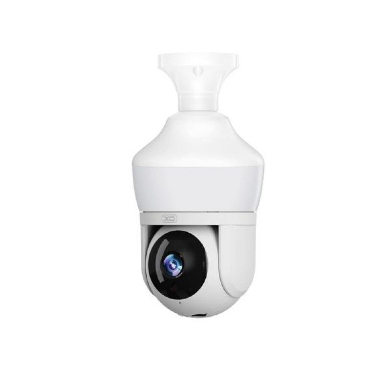 IP Camera Magic Light Bulb Dome IP65 IR 20m External 3Mpx 1080p WiFi White Κάμερα Εξωτερικού Χώρου Λευκή XO CR14