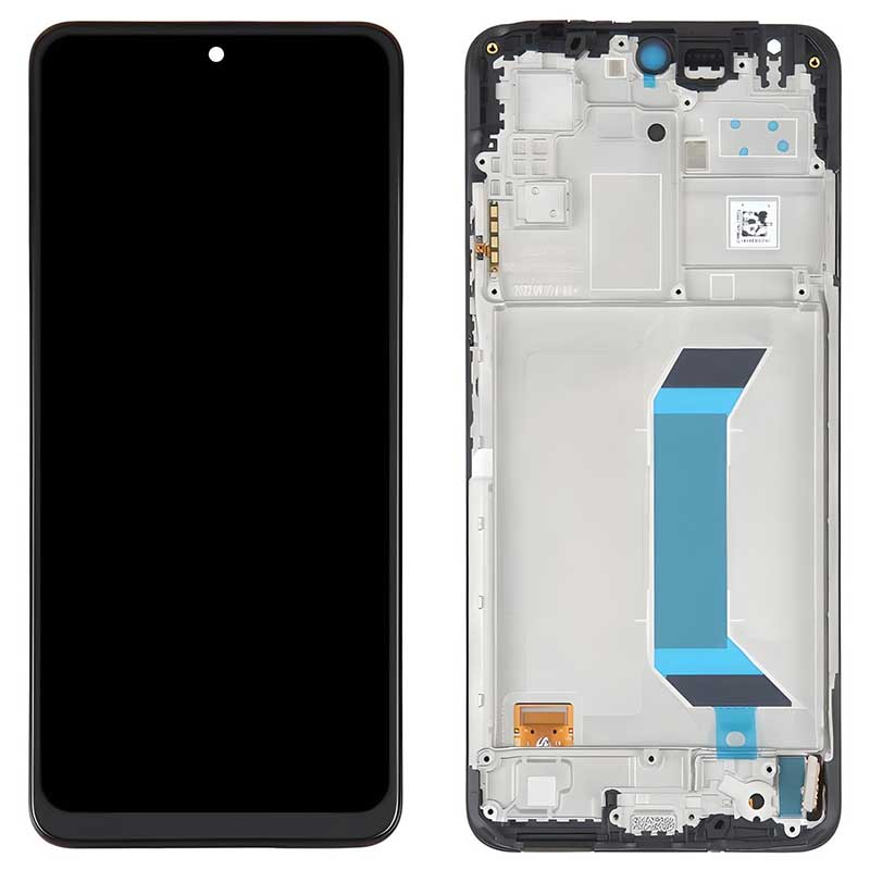 Οθόνη Xiaomi Redmi Note 12 5G/Poco X5 5G LCD & Touchscreen & Frame Black