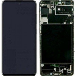 Οθόνη Galaxy A71 SM-A715 OLED & Touch & Frame Black Οθόνη Galaxy A71 SM-A715 OLED & Touch & Frame Black
