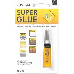 Κόλλα Στιγμής Διάφανη Entac Super Glue Clear Gel 3ml Tube Κόλλα Στιγμής Διάφανη Entac Super Glue Clear Gel 3ml Tube