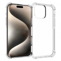 Transparent Silicone Case iPhone 16 Pro Max Διαφανής Θήκη Σιλικόνης Transparent Silicone Case iPhone 16 Pro Max Διαφανής Θήκη Σιλικόνης