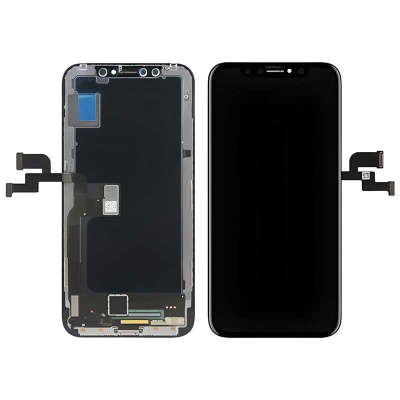 Οθόνη iPhone X & Touchscreen - Digitizer Hard OLED Black Οθόνη Μαύρη iX