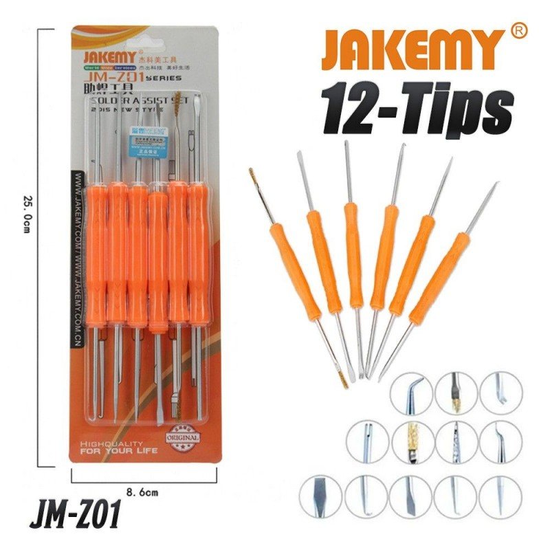 Eργαλεία Σετ Jakemy JM-Z01 Metal Solder Assist Set (6 Pieces)