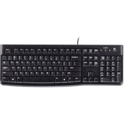Πληκτρολόγιο Ενσύρματο Μαύρο Logitech K120 Wired Keyboard GR Black Πληκτρολόγιο Ενσύρματο Μαύρο Logitech K120 Wired Keyboard GR Black
