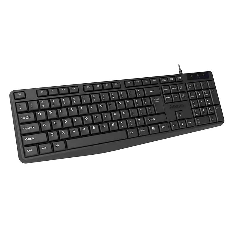 Πληκτρολόγιο Ενσύρματο Μαύρο Keyboard Black Wired Meetion MT-K200 Πληκτρολόγιο Ενσύρματο Μαύρο Keyboard Black Wired Meetion MT-K200