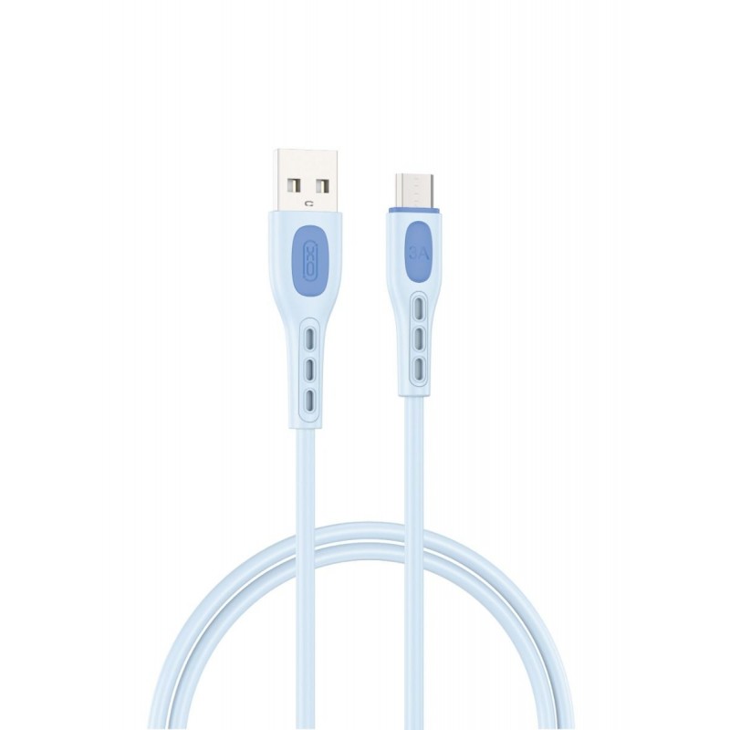USB A 2.0 Cable Male To Lightning 3A Blue 1m XO NB280 Καλώδιο Φόρτισης