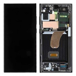 Οθόνη Samsung Galaxy S23 Ultra SM-S918 OLED & Touch & Frame QHD Black