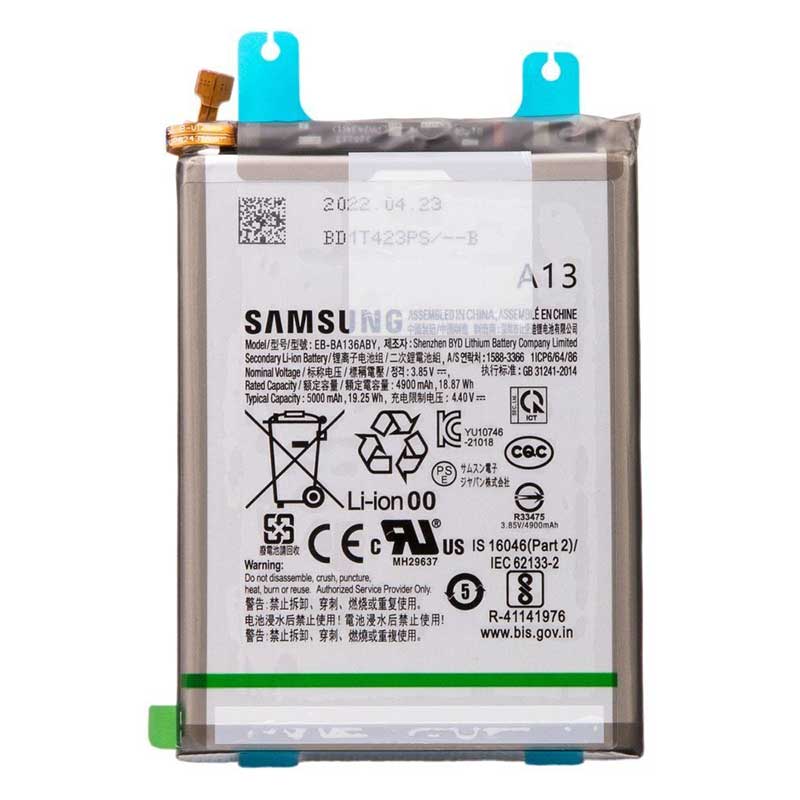 Αυθεντική Μπαταρία Samsung Galaxy A13 5G A136 Original Battery EB-BA136ABY GH82-27431A Service Pack