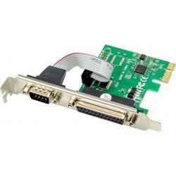 PCIe To Serial & Parallel Multi Card Κάρτα Επέκτασης Σειριακή & Παράλληλη Θύρα DB9/DB25 IEEE1284 Female ST329