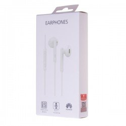 HUAWEI AM115 ORIGINAL STEREO 3.5 HEADSET & MICROPHONE HANDSFREE EARPHONES ON/OFF & VOLUME CONTROL WHITE SMART PHONE ΑΚΟΥΣΤΙΚΑ ΜΕ ΜΙΚΡΟΦΩΝΟ ΨΕΙΡΕΣ ΛΕΥΚΑ
