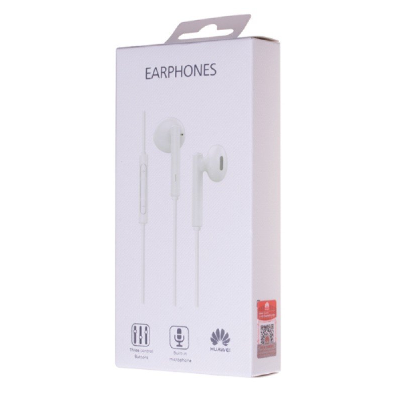 HUAWEI AM115 ORIGINAL STEREO 3.5 HEADSET & MICROPHONE HANDSFREE EARPHONES ON/OFF & VOLUME CONTROL WHITE SMART PHONE ΑΚΟΥΣΤΙΚΑ ΜΕ ΜΙΚΡΟΦΩΝΟ ΨΕΙΡΕΣ ΛΕΥΚΑ