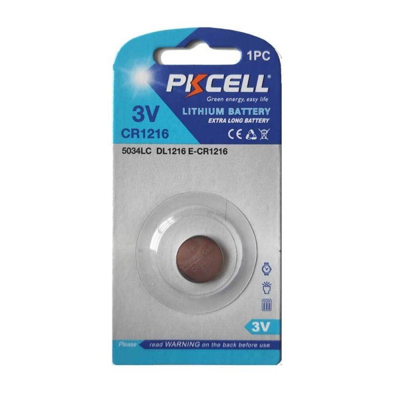 Μπαταρία Λιθίου PKcell Lithium Battery CR1216 Premium Quality 3V