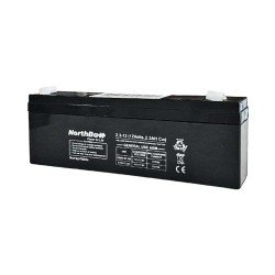 NorthBatt Lead Battery Pack UPS 12V 2.3Ah AGM Μπαταρία Μολύβδου Επαναφορτιζόμενη