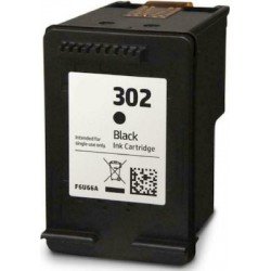 HP 302XL Black Printer Cartridge Συμβατό Μελάνι Μαύρο