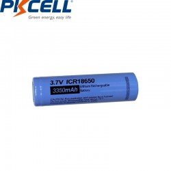  Μπαταρία Επαναφορτιζόμενη ICR-18650 Pkcell Battery Rechargeable Li-ion 3350mha 9.62Wh PCB Protection