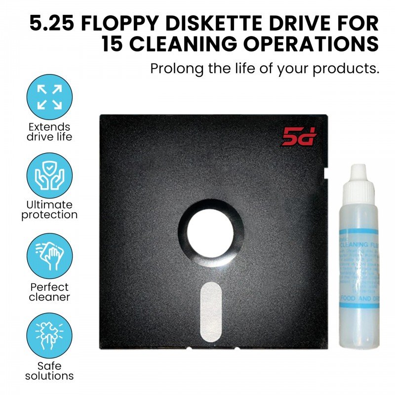 Καθαριστικό Δισκέτας 5.25" RYU-HC10 Diskette/Floppy Cleaner
