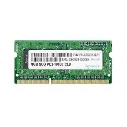 4Gb Memory Ram Sodim DDR3 1333Mhz Apacer 1.35V CL11 78.B2GC9.AF1 Μνήμη Φορητού Refurbished