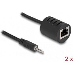 Jack 3.5 Audio Sound Extension Via UTP RJ45 Cable 50m Delock 87858 Αντάπτορας Ήχου Στερεοφωνικός Jack 3.5 Audio Sound Extension Via UTP RJ45 Cable 50m Delock 87858 Αντάπτορας Ήχου Στερεοφωνικός