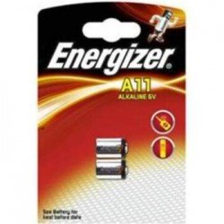Energizer E11A Battery Alcaline 6V Premium Quality Μπαταρία Αλκαλική Photo Ε 11 A11 (2 Pack)