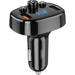 XO BCC18 Car Power 3.1Am USB A 2.0 & QC 3.0 15W Type C FM Transmitter Bluetooth