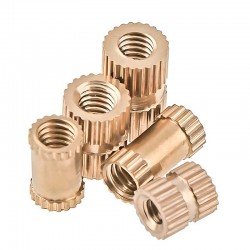 Brass Knurled Insert Nuts