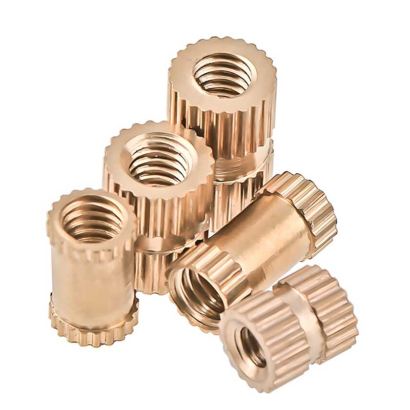 Brass Knurled Insert Nuts
